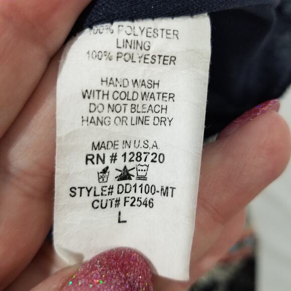 Harper Dress Size Large Shift Beaded Boho 3/4 Sleeve Geometric Batik Pattern - Picture 6 of 13